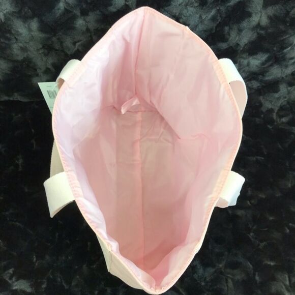 Coach Tote Large Shoulder Bag Pink Shimmer Purse Beach Shopper Travel Weekender - Picture 4 of 8